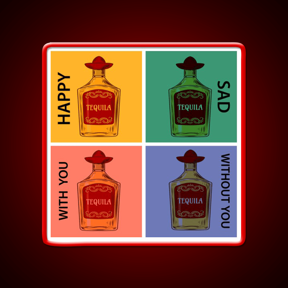 Always Tequila Mexico Pop Art Style Party Drink Tequila Led Neon Sign Rgb Color - Shineneon
