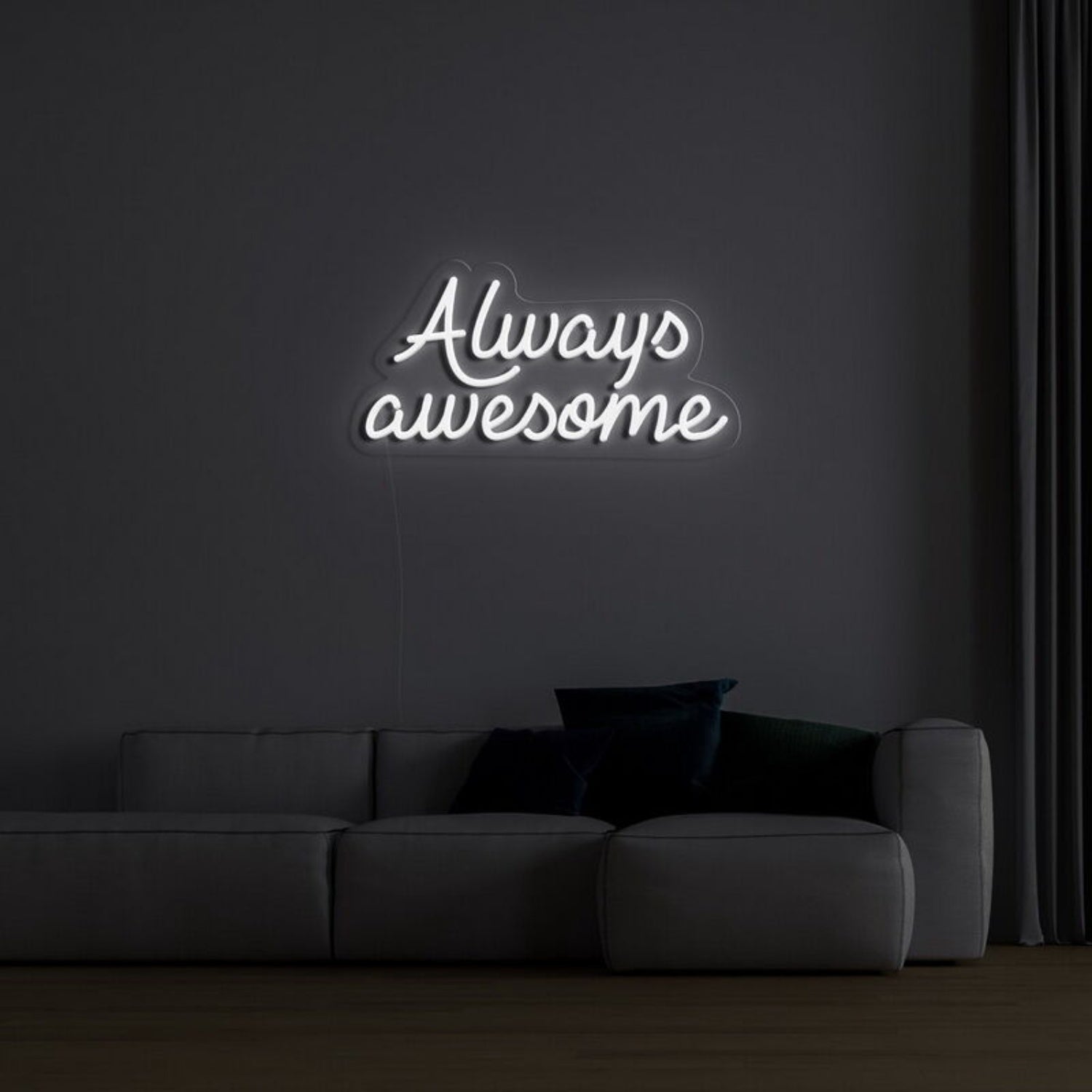 Alwaysawesome Neon Sign For Positive And Encouraging Decor | Shineneon