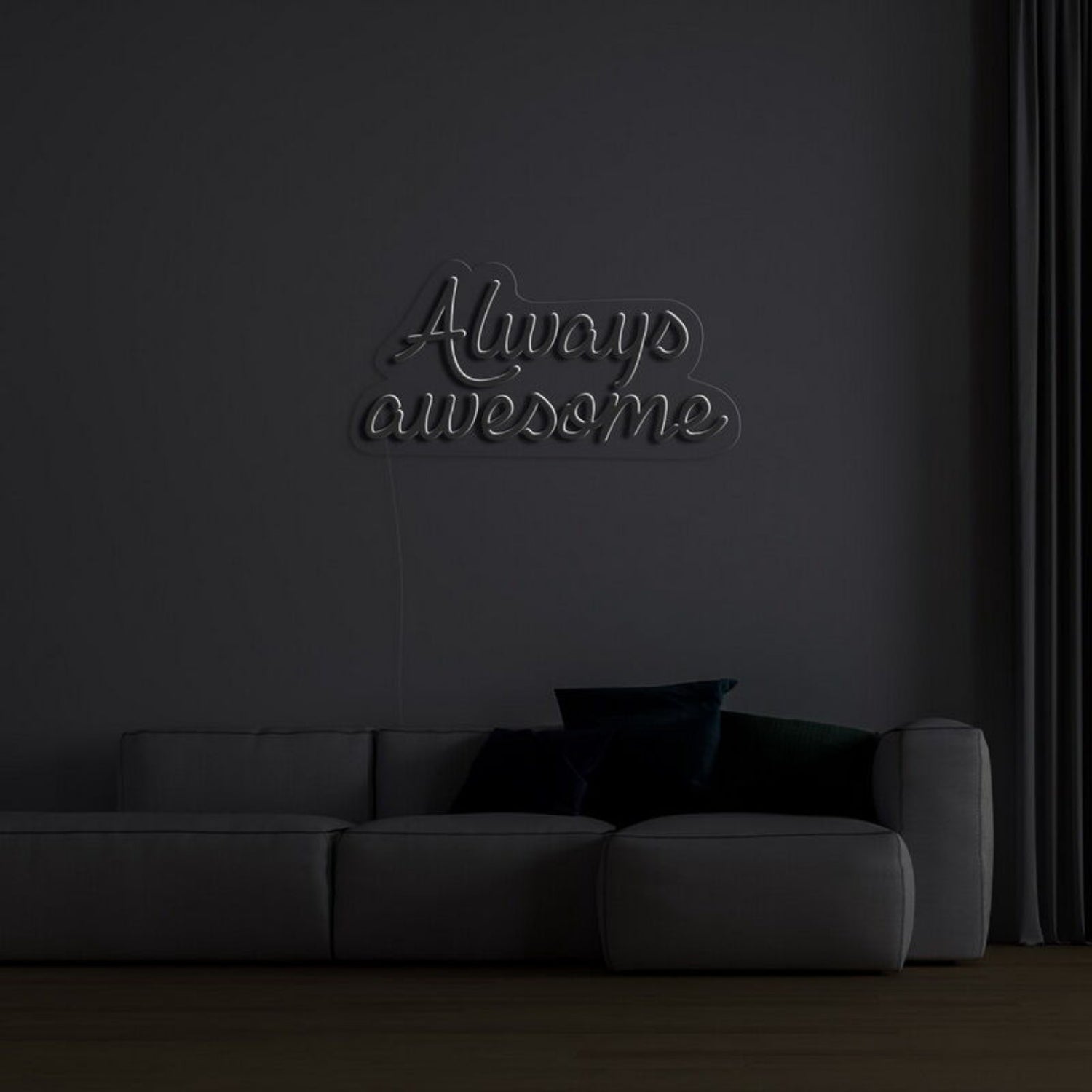Alwaysawesome Neon Sign For Positive And Encouraging Decor | Shineneon