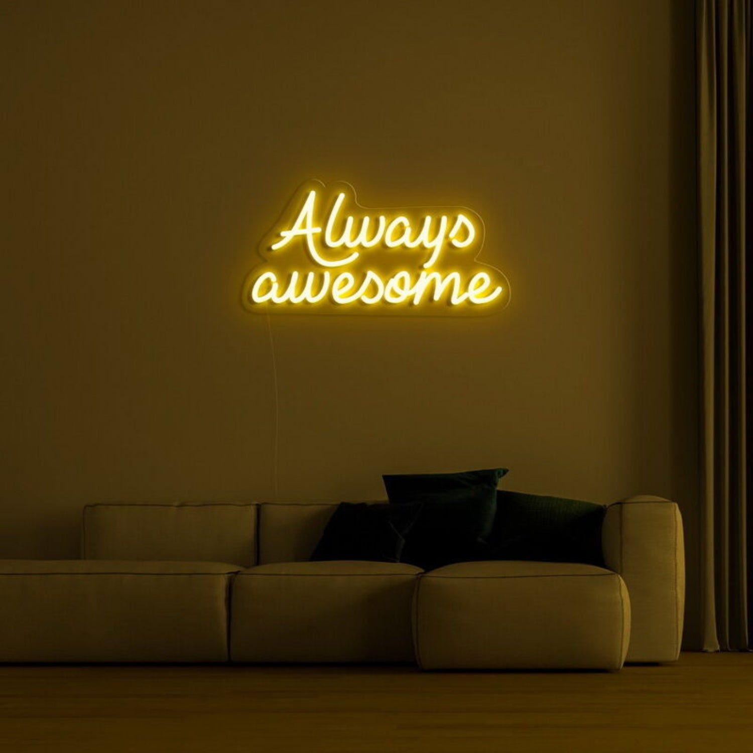 Alwaysawesome Neon Sign For Positive And Encouraging Decor | Shineneon