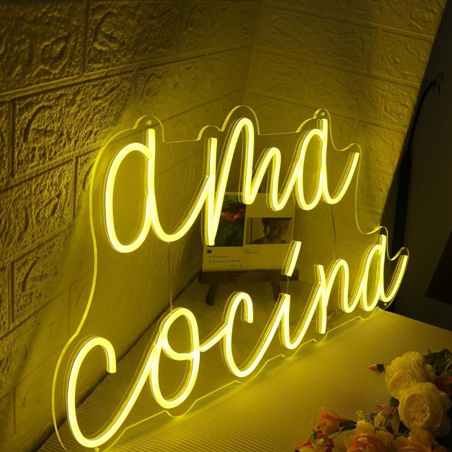Ama Cocina Yellow Led Neon Sign - Shineneon