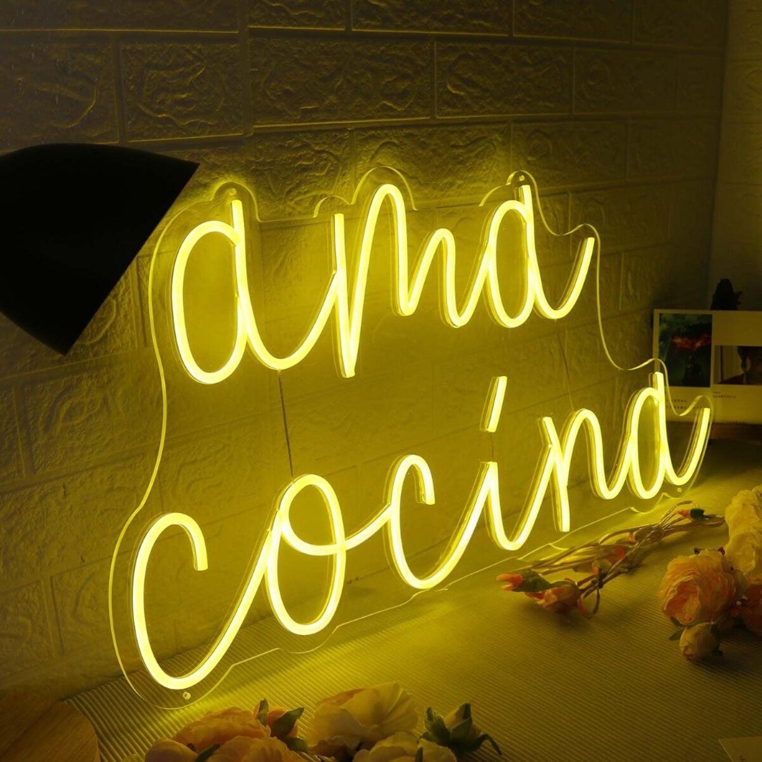 Ama Cocina Yellow Led Neon Sign - Shineneon
