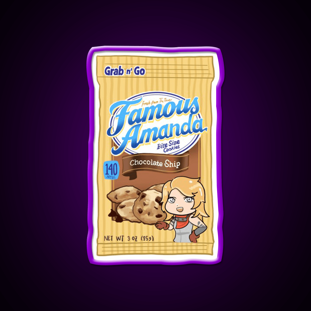 Amanda Holliday Chcolate Ship Cookies Snack Food Led Neon Sign Rgb Color - Shineneon