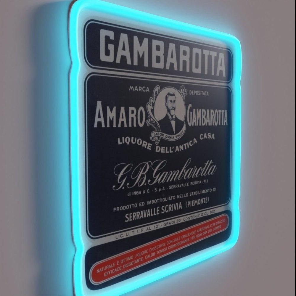 Amaro Gambarotta Old Italian Liquor Rgb Led Neon Sign - Shineneon