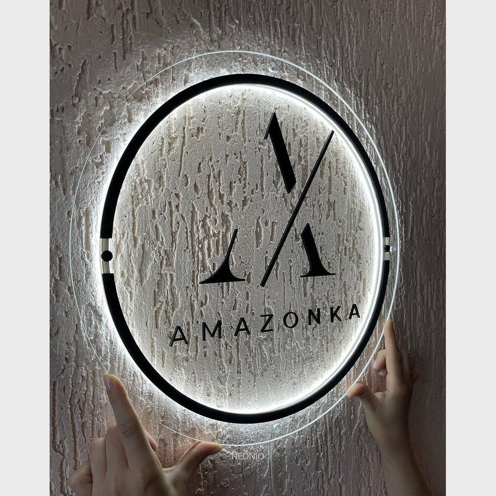 Amazonka Acrylic Business Logo Sign - Shineneon