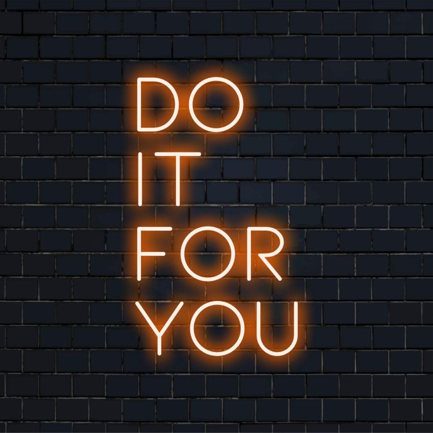 Amber Do It For You Led Neon Sign For Industrial Wall Decor | Shineneon