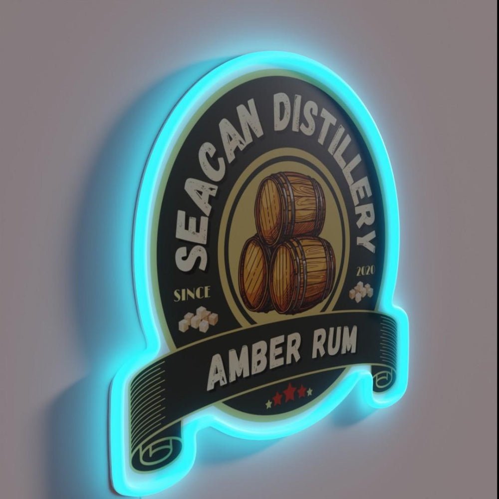 Amber Rum Rgb Led Neon Sign - Shineneon