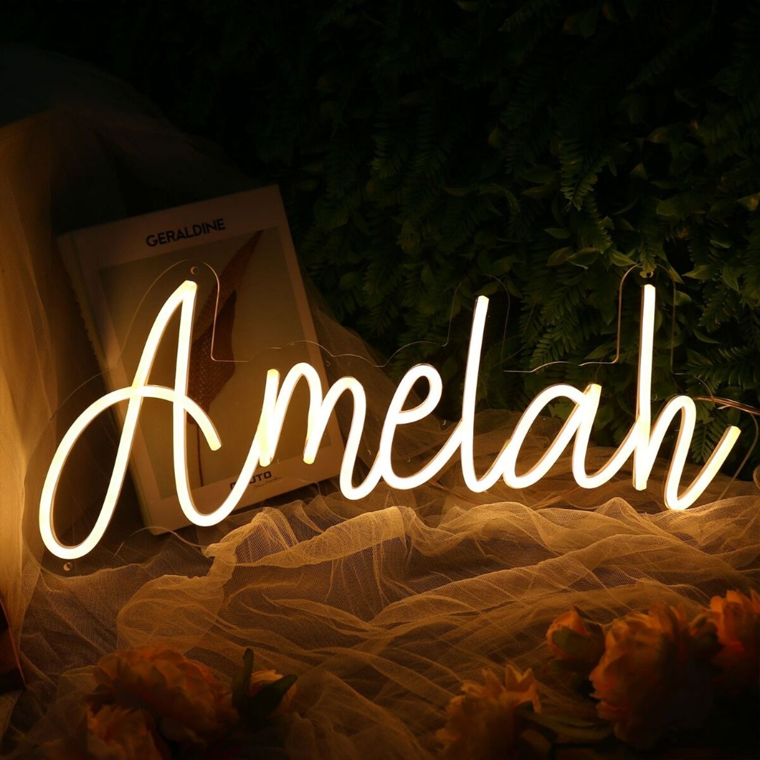 Amela Yellow Led Neon Sign - Shineneon