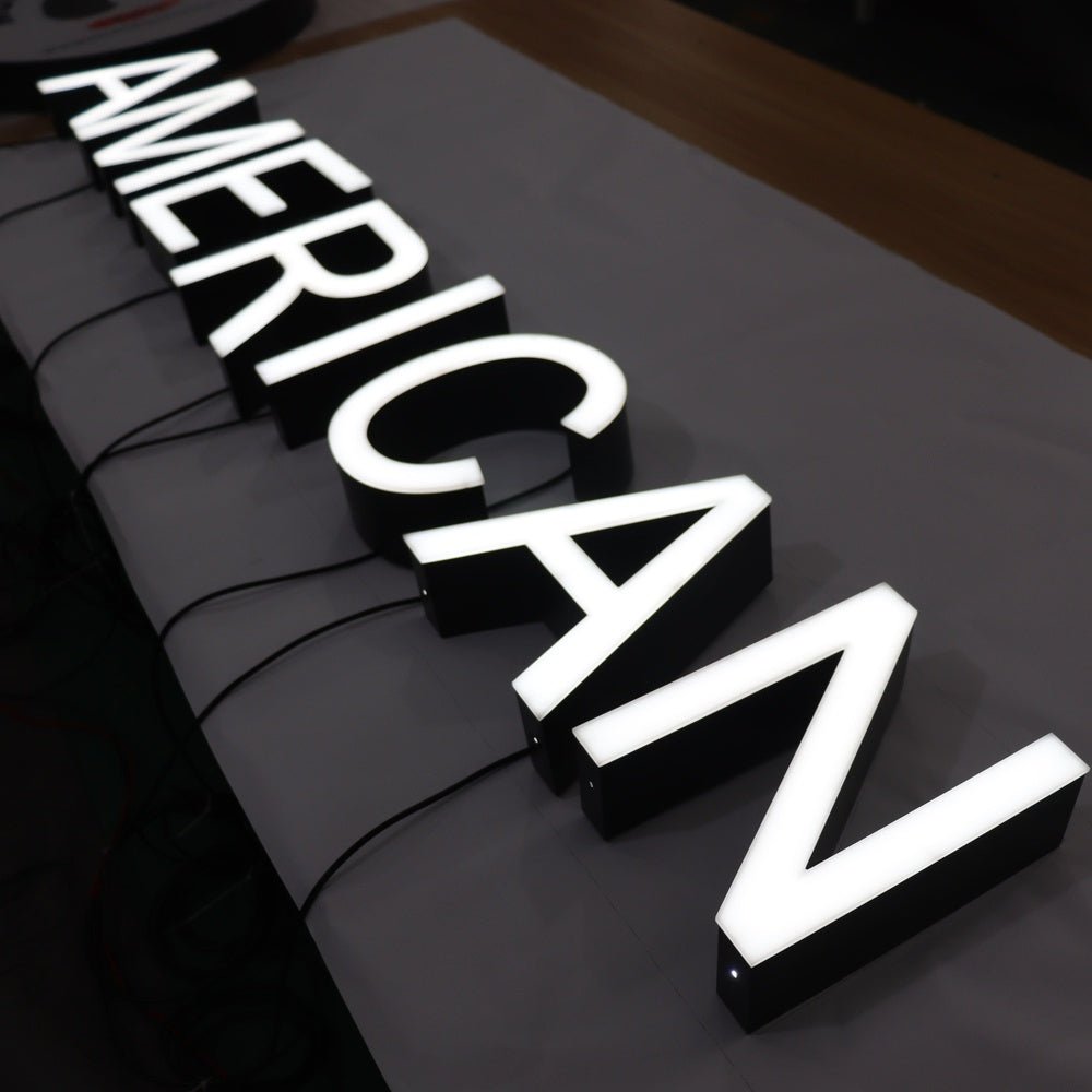 American 3D Frontlit Letters Metal Led Sign - Shineneon