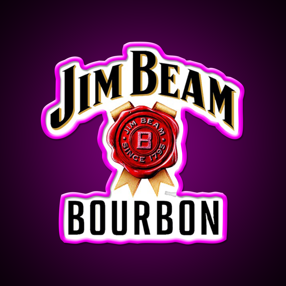 American Brand Of Bourbon Whiskey Drink Bar Led Neon Sign Rgb Color