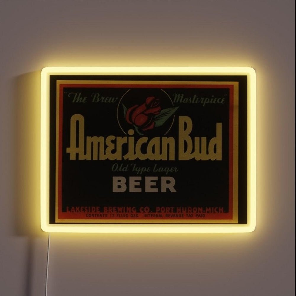 American Bud Beer Rgb Led Neon Sign - Shineneon