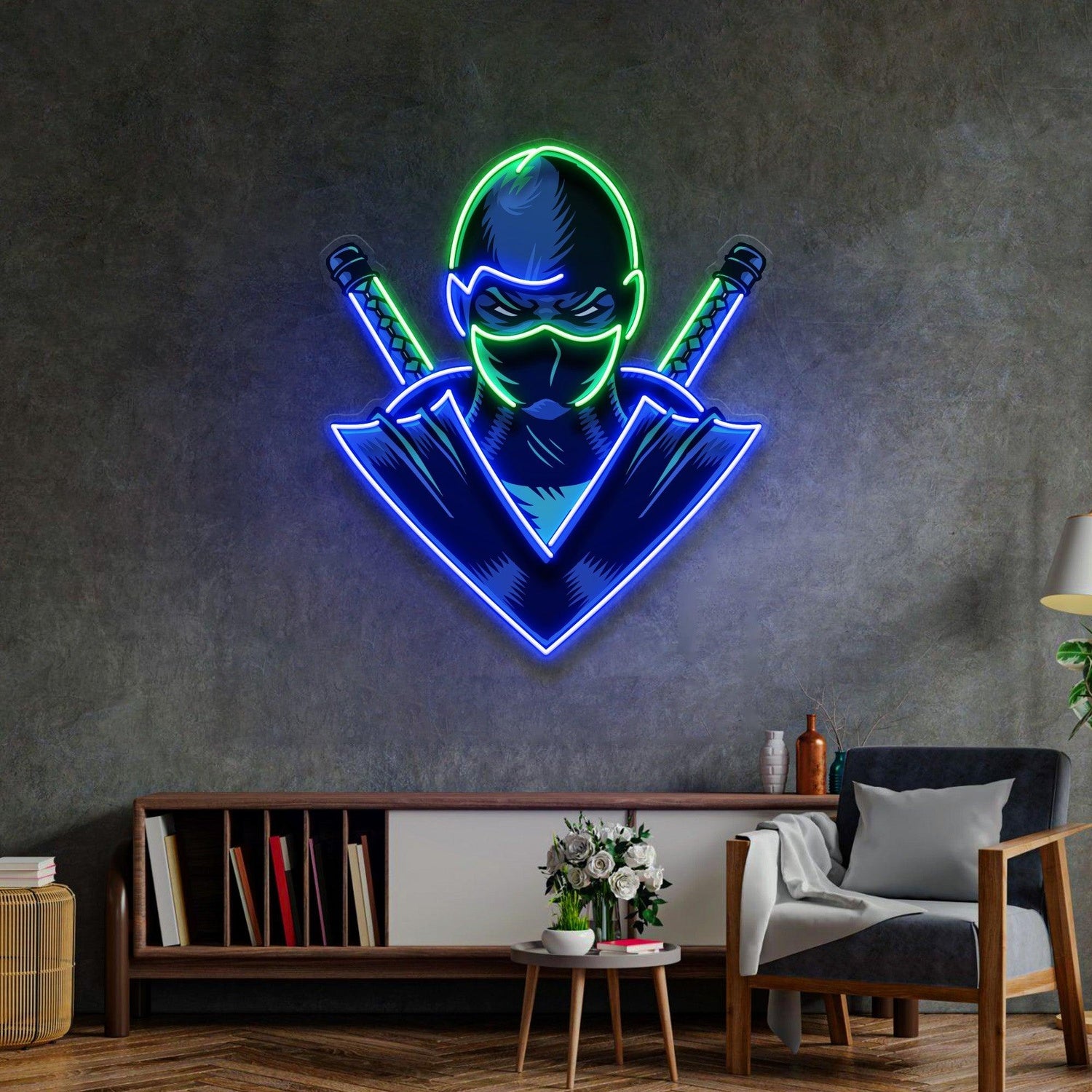 American Flag Soaring Eagle Red Blue White Uv Printed Led Neon Sign For Home Decor | Shineneon