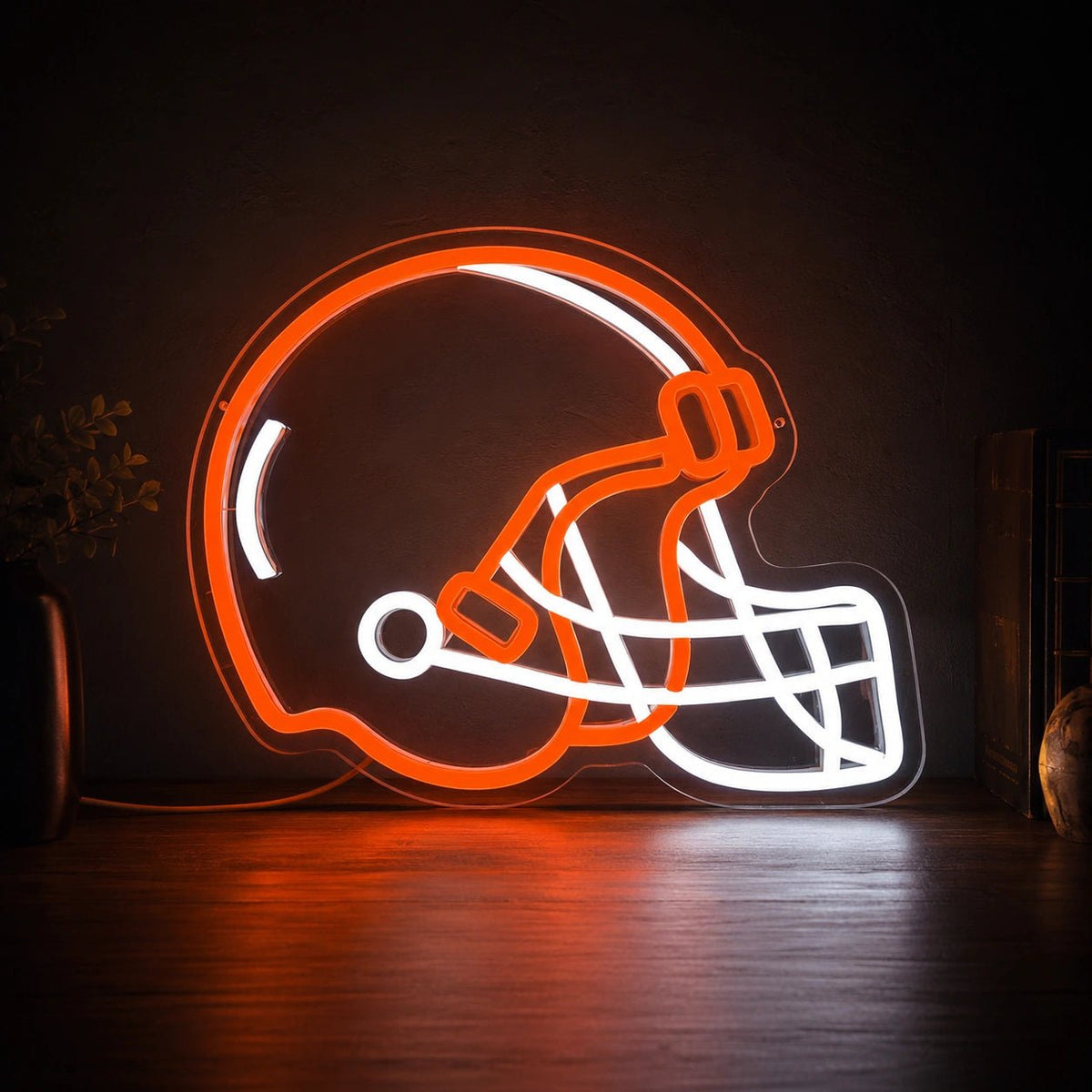 American Football Helmet Facemask LED Neon Sign - Shineneon