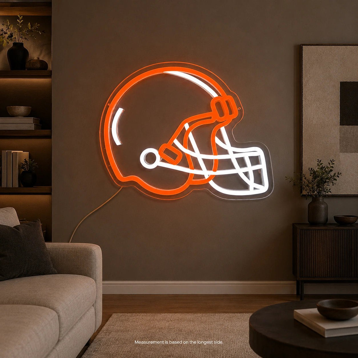 American Football Helmet Facemask LED Neon Sign - Shineneon