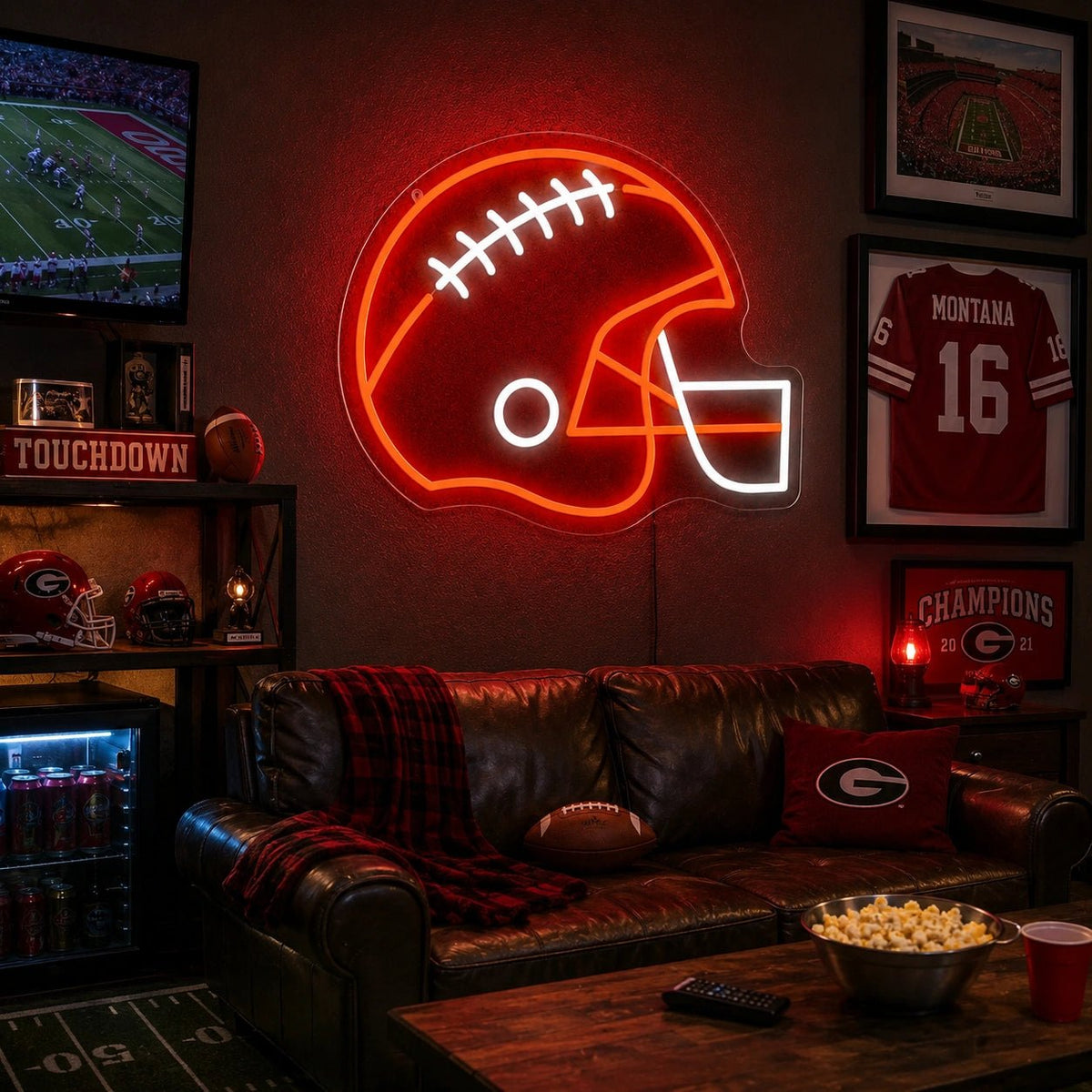 American Football Laces LED Neon Sign - Shineneon