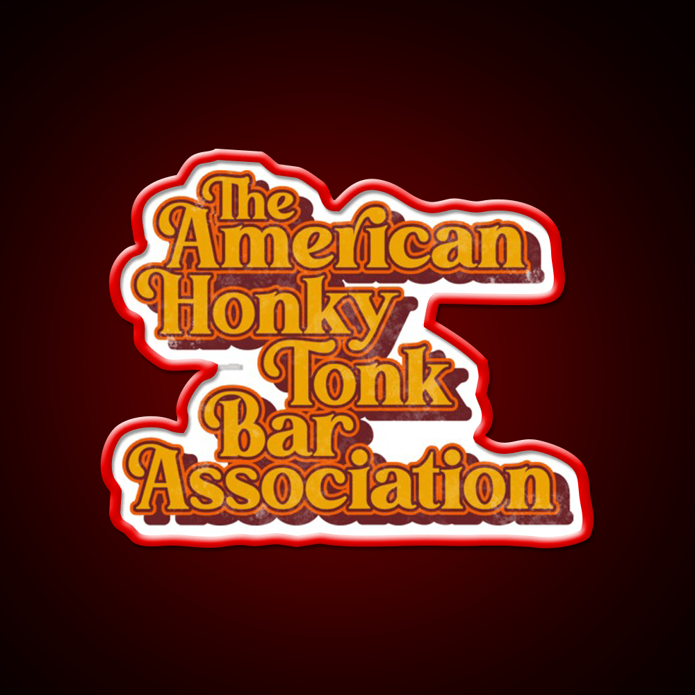 American Honky Tonk Bar Assoc Music Whiskey Drink Bar Led Neon Sign Rgb Color - Shineneon
