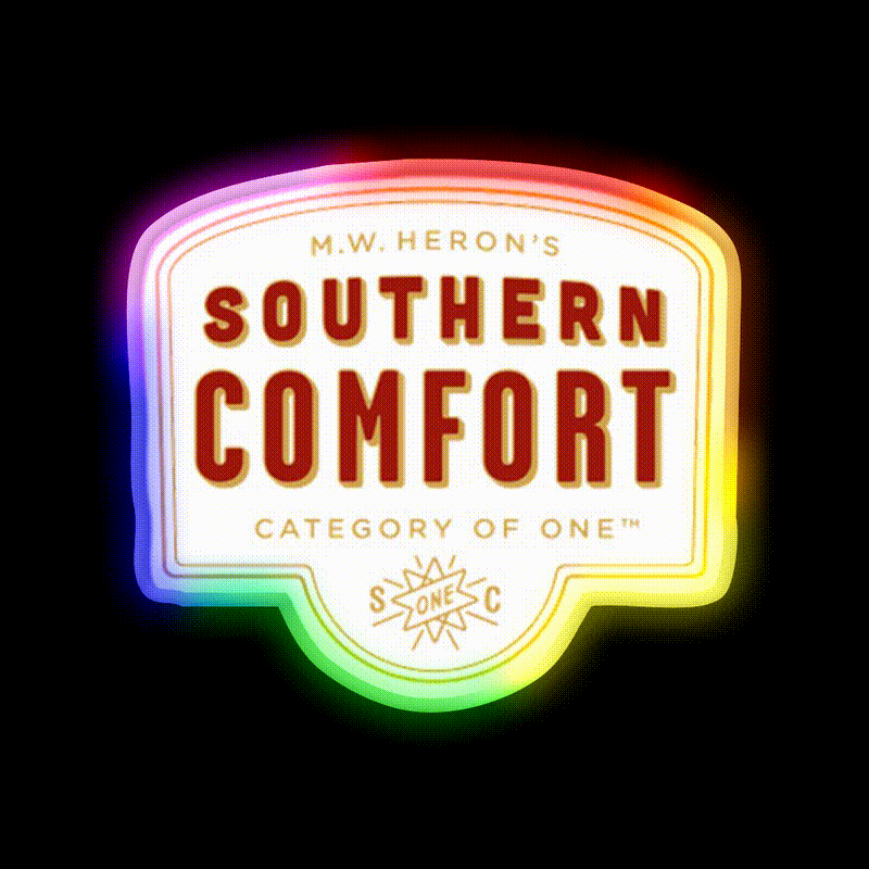 American Liqueur Whiskey Drink Bar Led Neon Sign Rgb Color