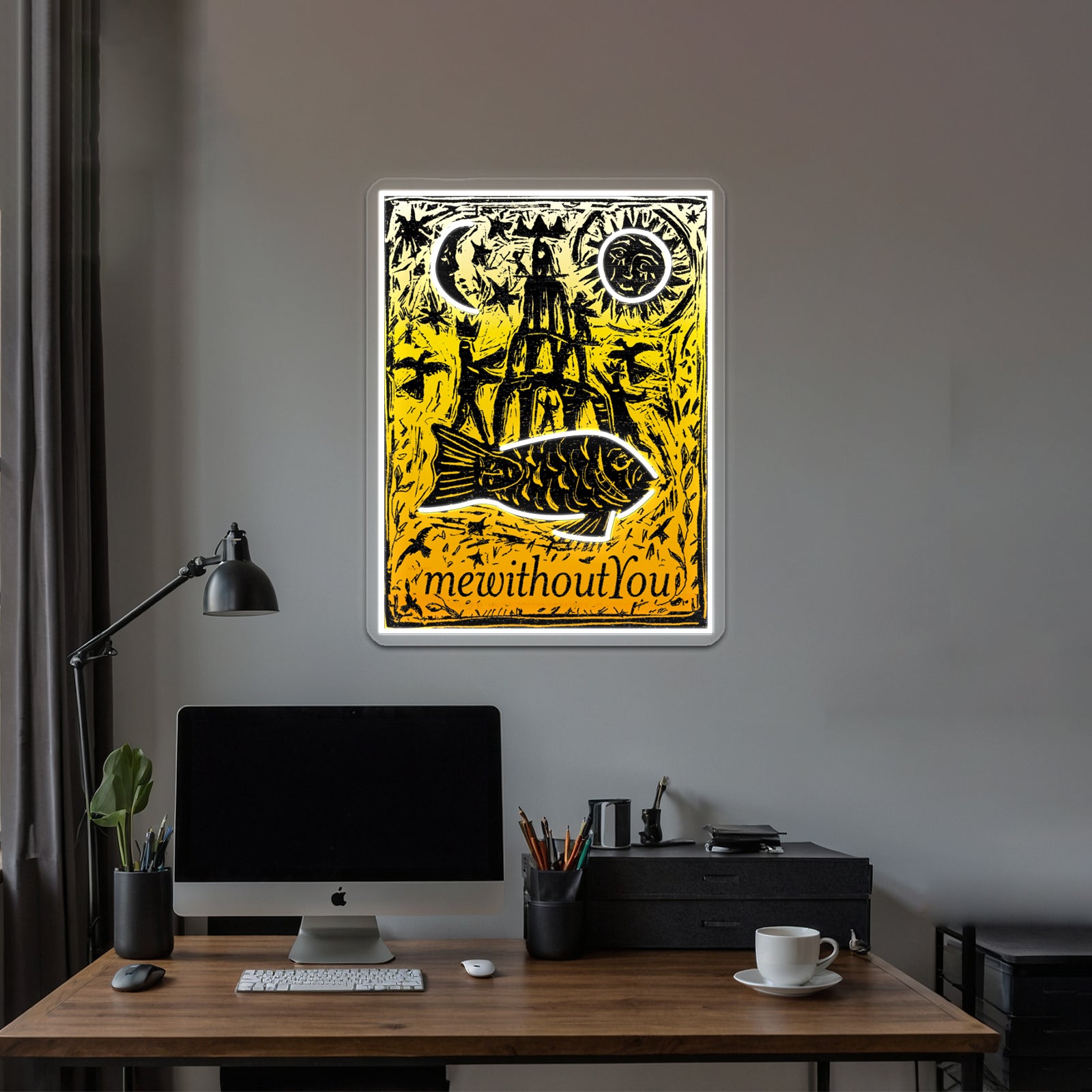 American Rock Band From Philadelphia Mewithoutyou Wall Artwork Neon Signs | Shineneon