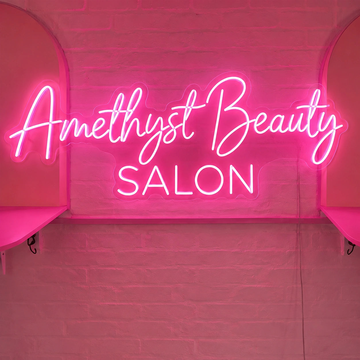 Amethyst Beauty Salon LED Neon Sign - 01 Original Product Image