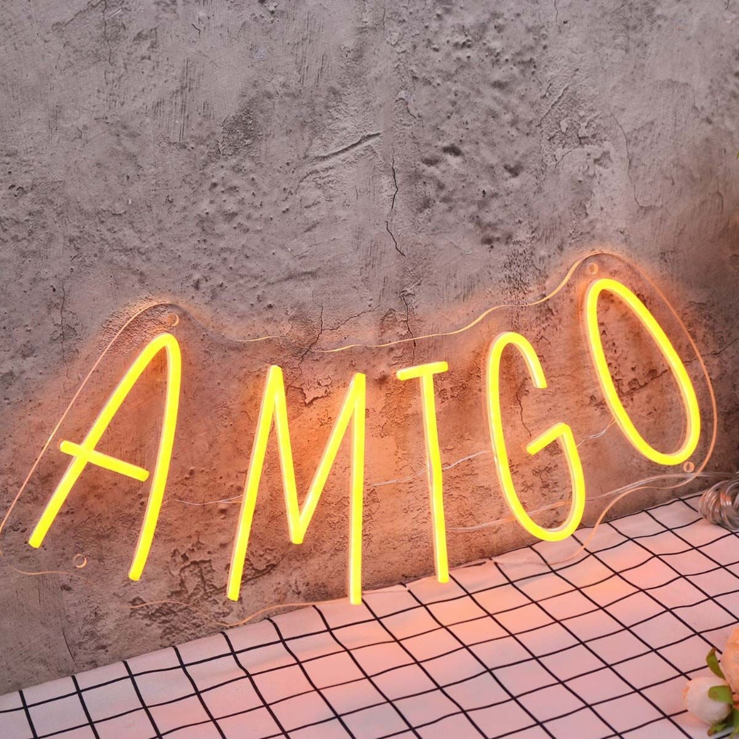 Amigo Orange Led Neon Sign - Shineneon