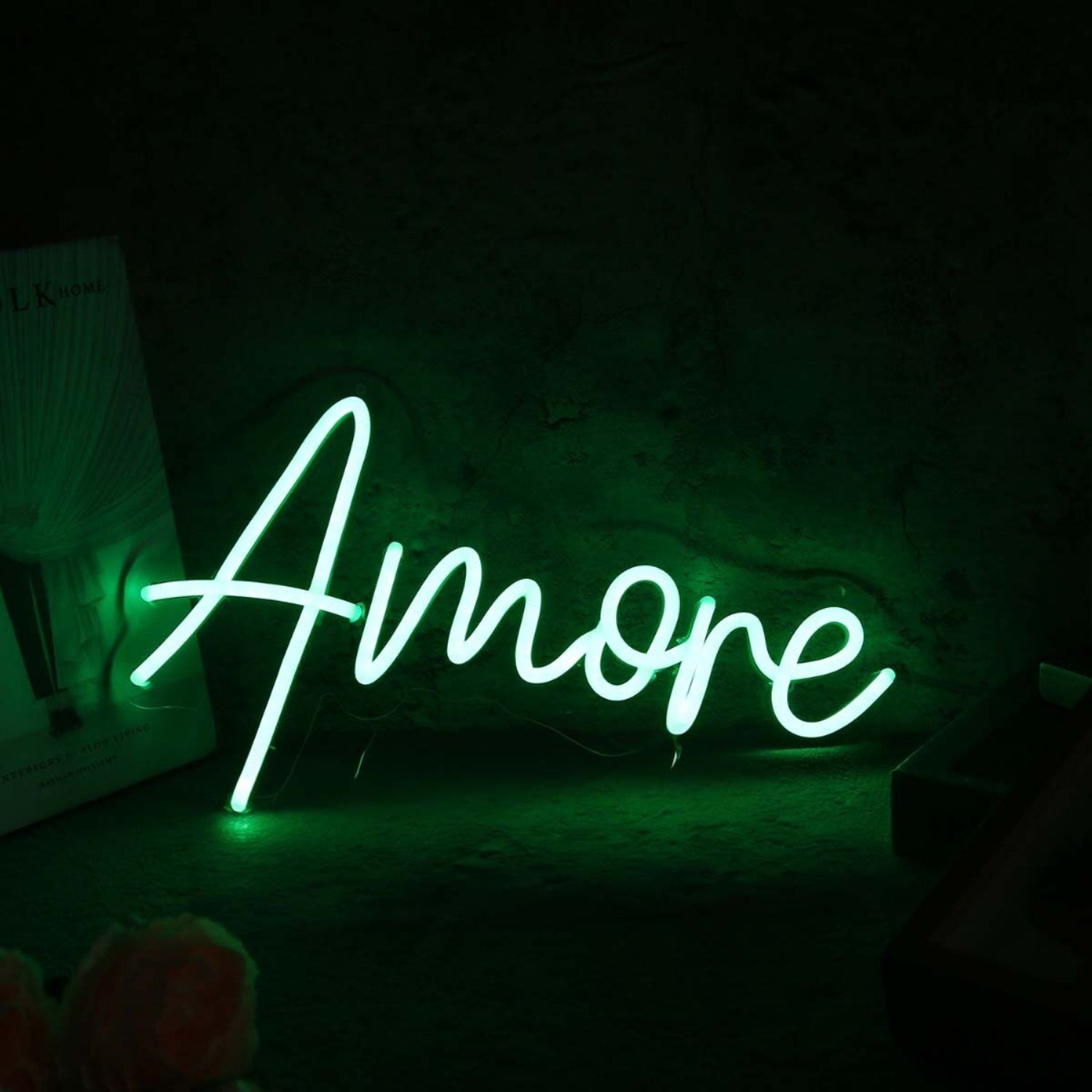 Amore Green Led Neon Sign - Shineneon