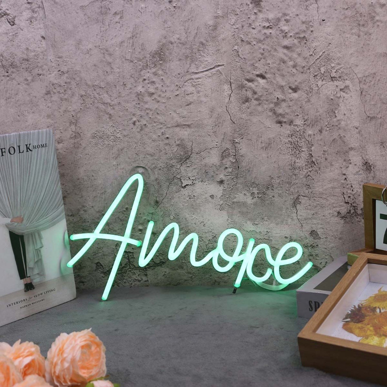 Amore Green Led Neon Sign - Shineneon