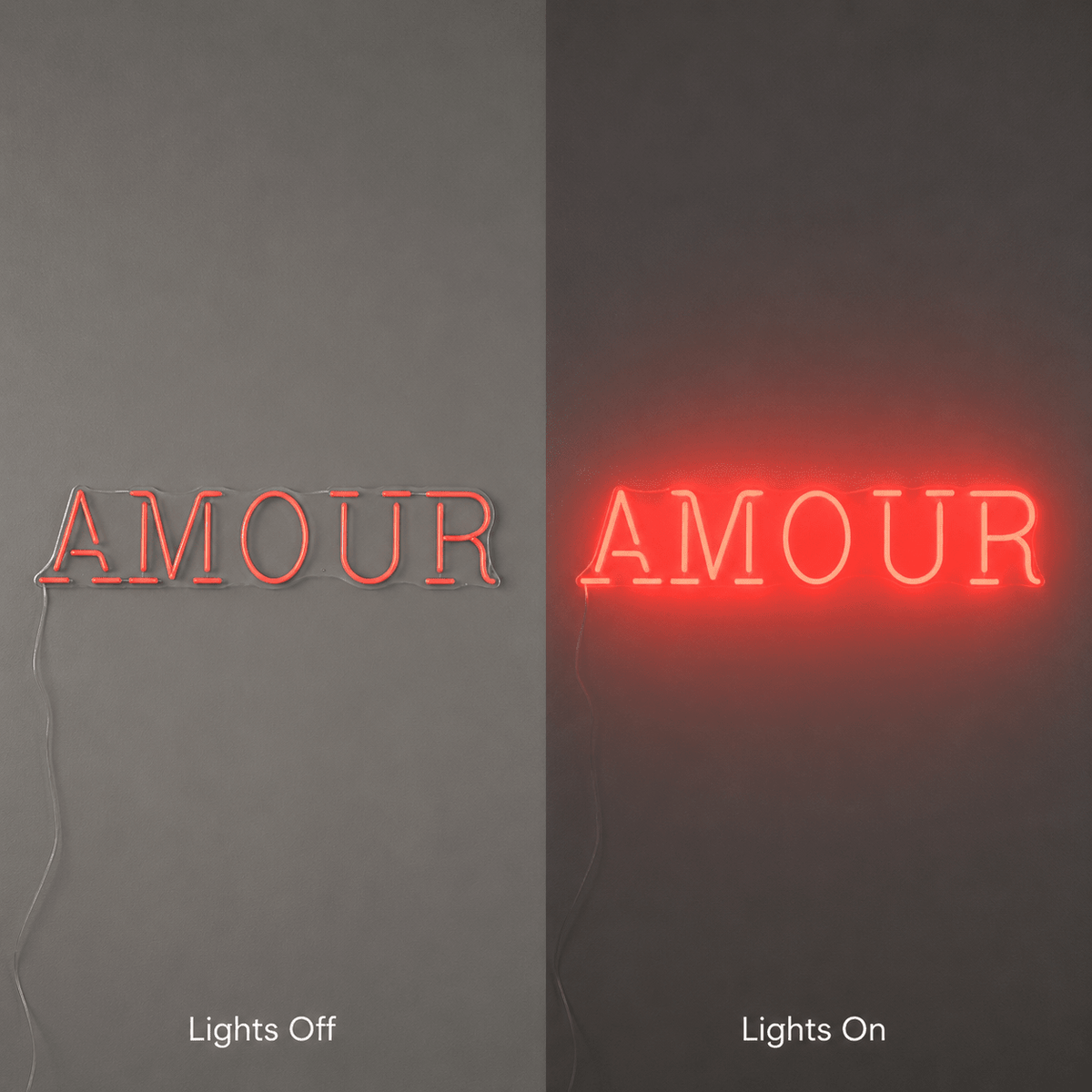 Amour LED Neon Sign Wall Decor - Shineneon