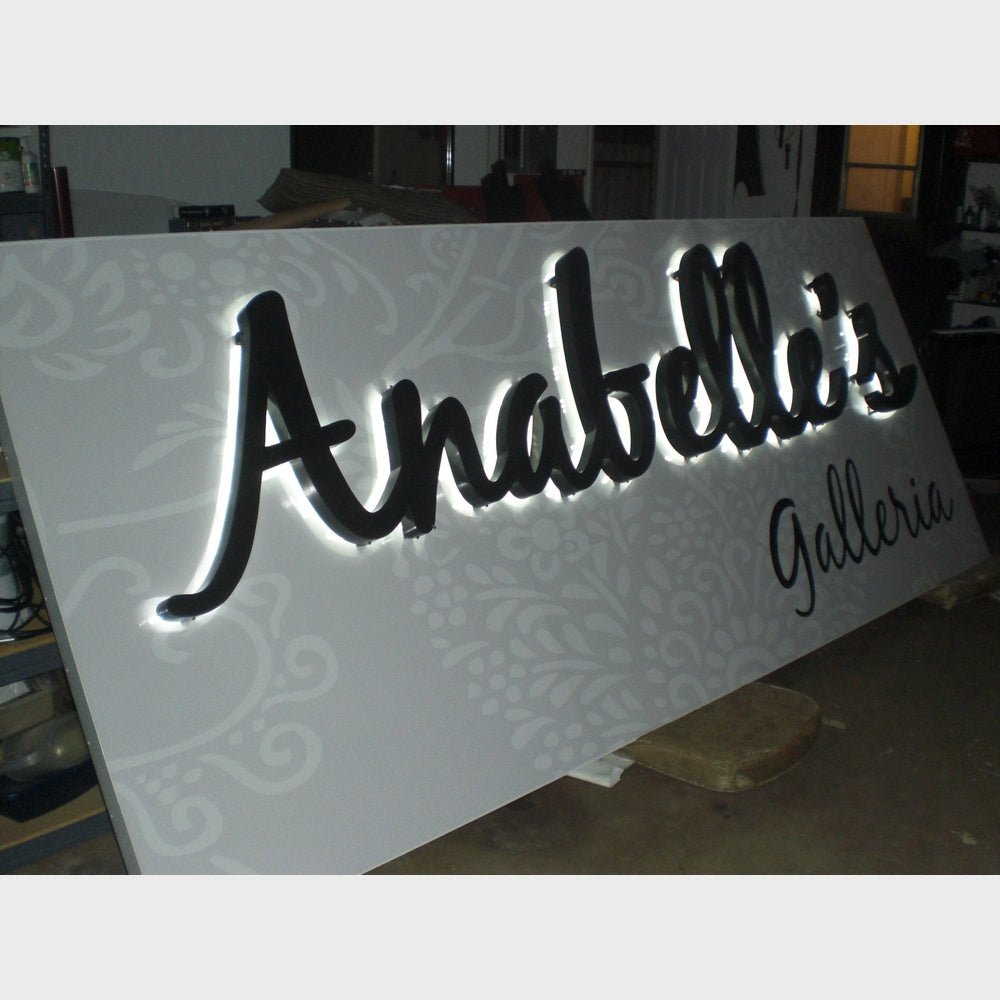 Anabelles Galleria 3D Backlit Channel Letters Led Light Sign - Shineneon