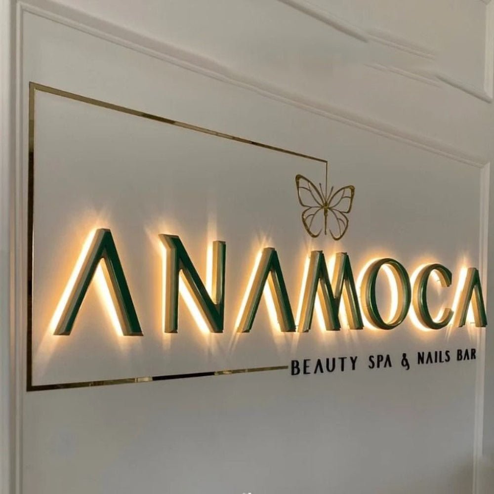 Anamoca 3D Backlit Channel Letters Led Light Sign - Shineneon