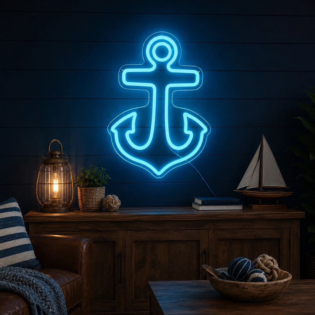 Anchor LED Neon Sign real lifestyle scene