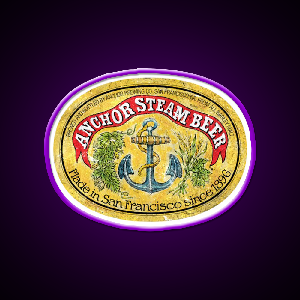 Anchor Steam Beer Classic Beer Bar Decor Led Neon Sign Rgb Color - LED neon sign view 9