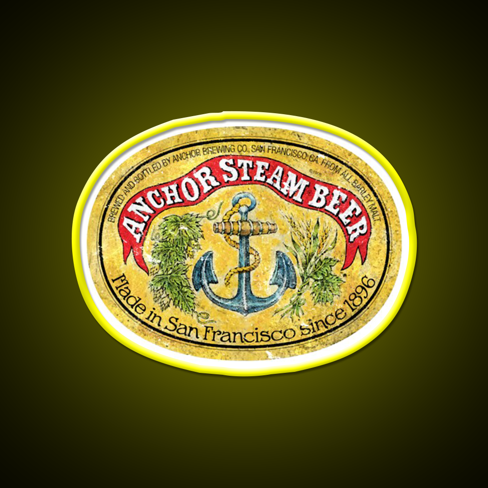 Anchor Steam Beer Classic Beer Bar Decor Led Neon Sign Rgb Color - LED neon sign view 7