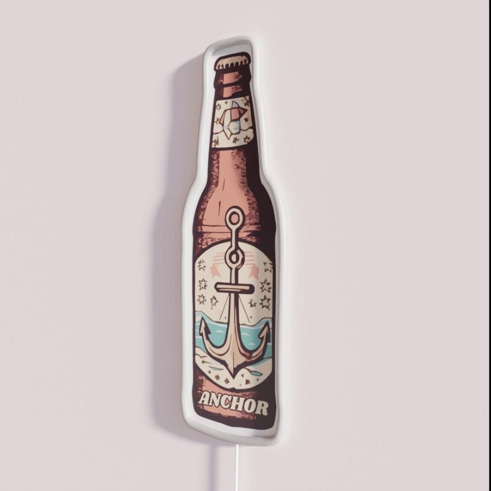 Anchor Steam Bottle Rgb Led Neon Sign - Shineneon