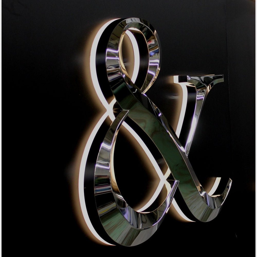 And 3D Backlit Channel Letters Led Light Sign - Shineneon