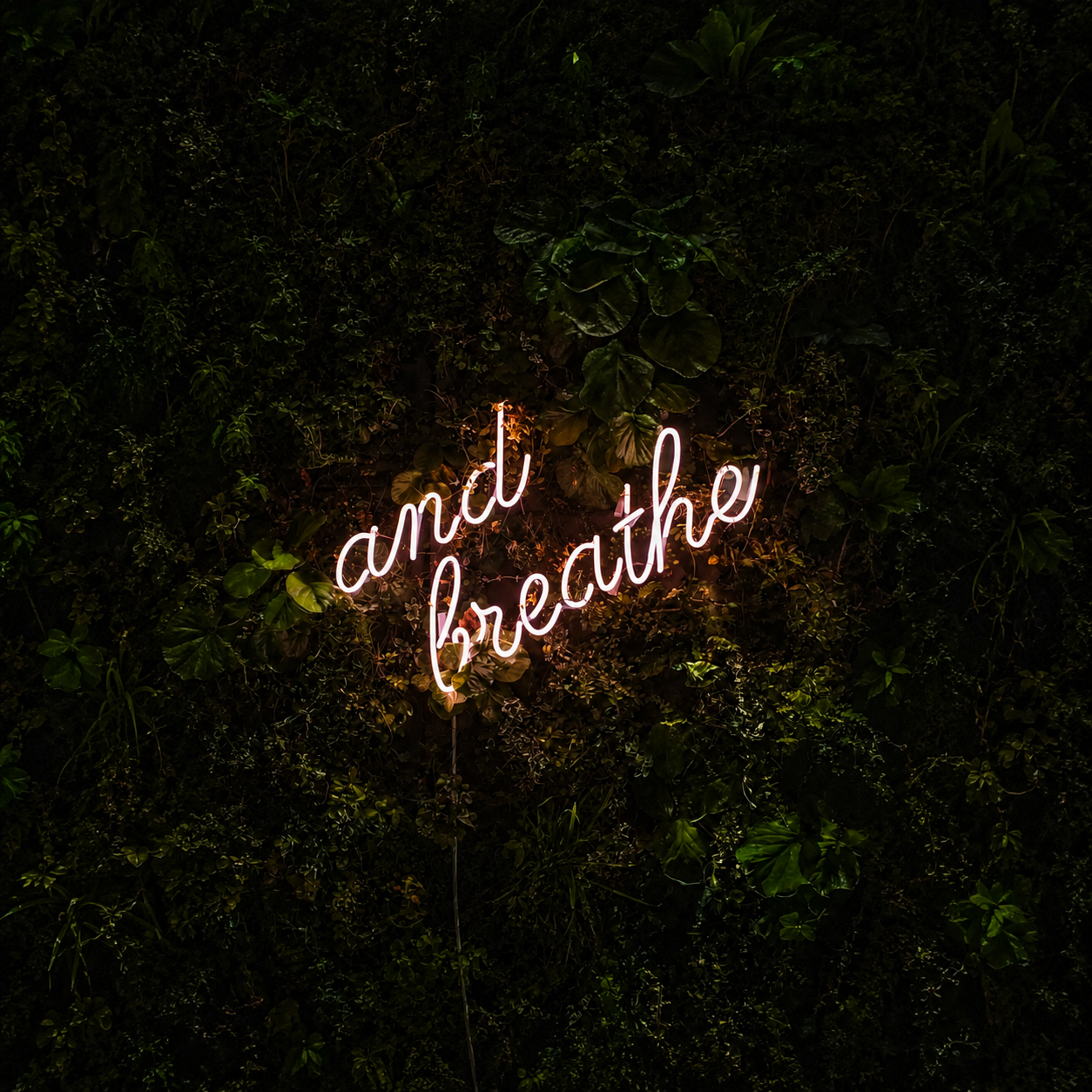 And Breathe LED Neon Sign - 01 Original Product Image