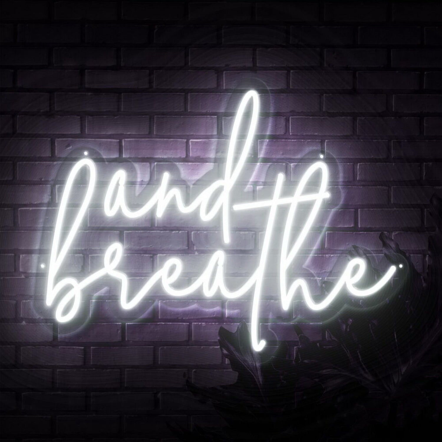 And Breathe Neon Sign | Shineneon