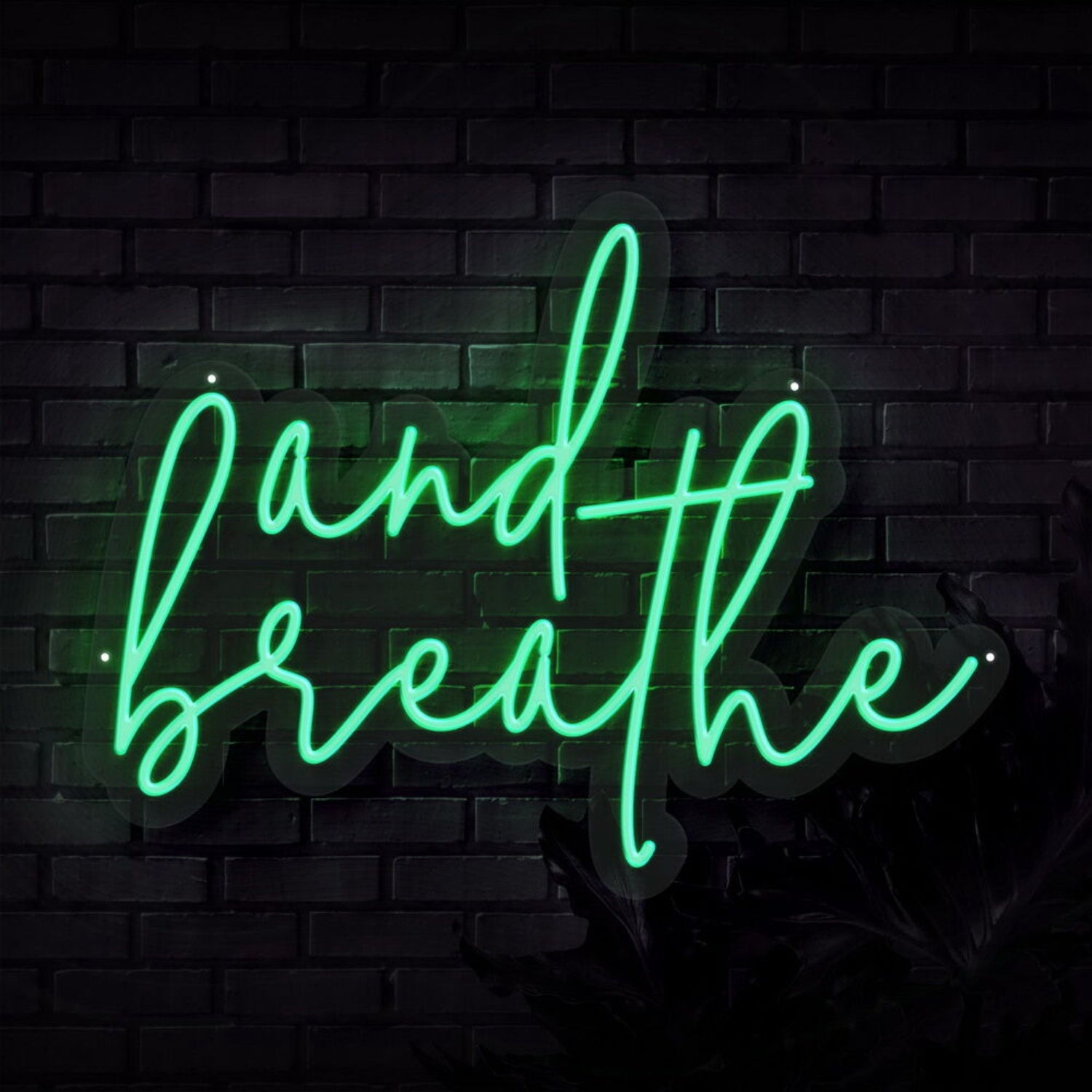And Breathe Neon Sign | Shineneon