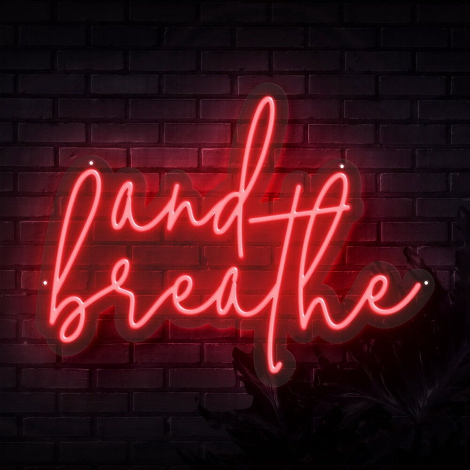 And Breathe Neon Sign | Shineneon