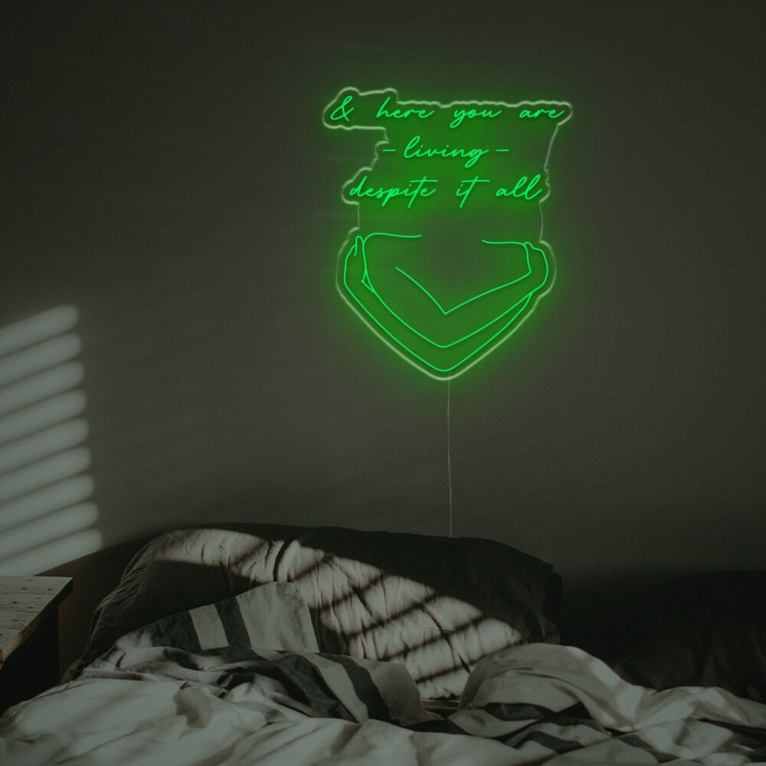 And Here You Are Loving Despite It All Led Neon Sign | Shineneon