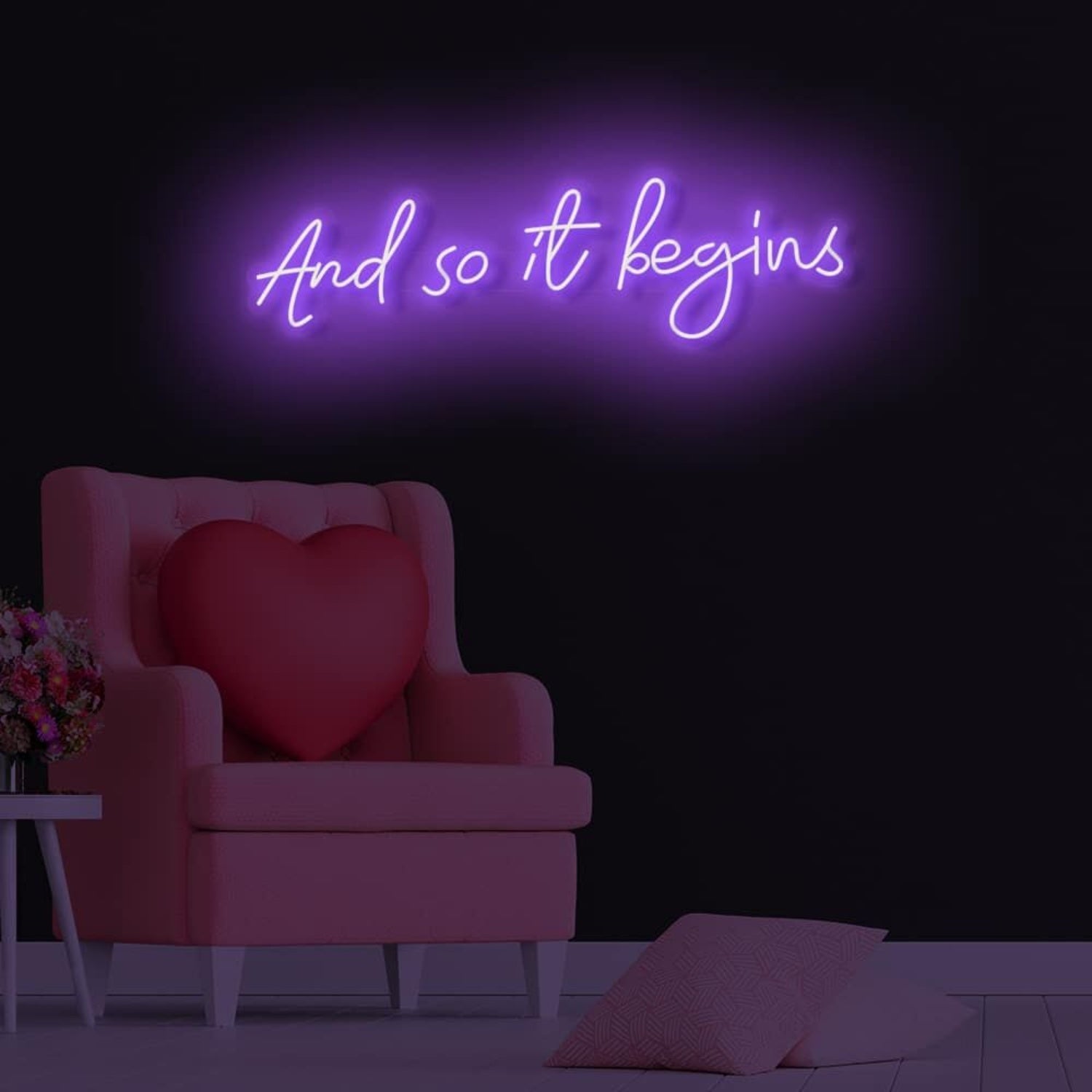 And So It Begins Led Neon Sign | Shineneon