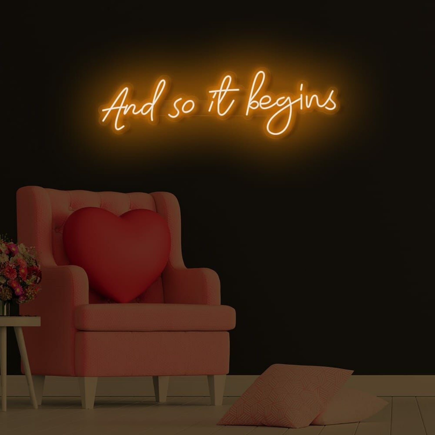 And So It Begins Led Neon Sign | Shineneon