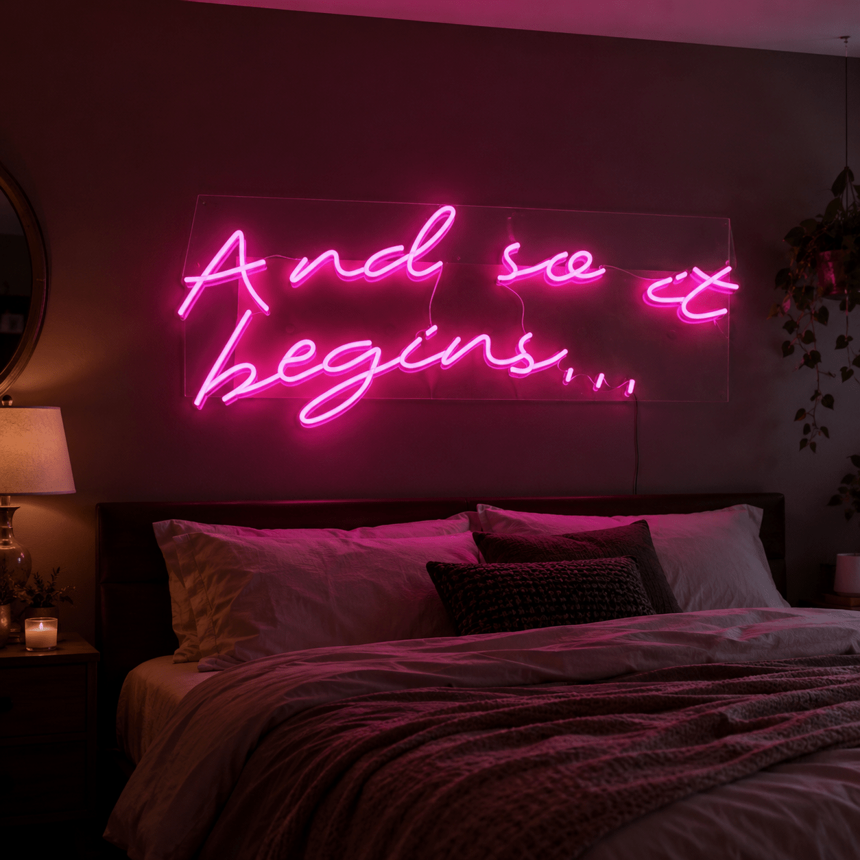And So It Begins LED Neon Sign Wall Neon Sign - Shineneon