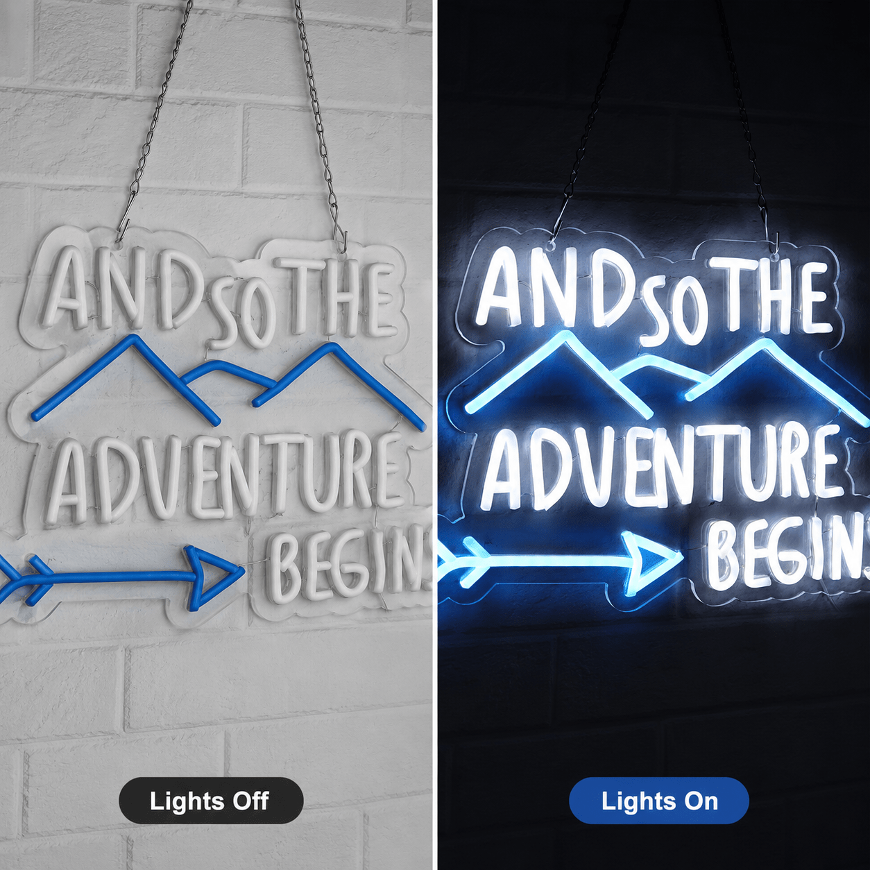 And So The Adventure Begins LED Neon Sign - Shineneon