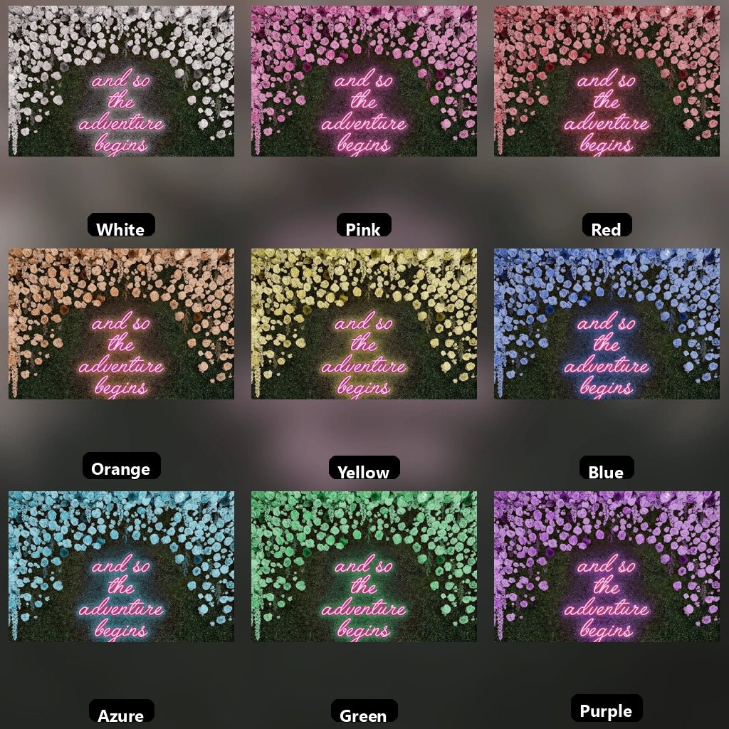 And So The Adventure Begins LED Neon Sign Wall Neon Sign - Shineneon