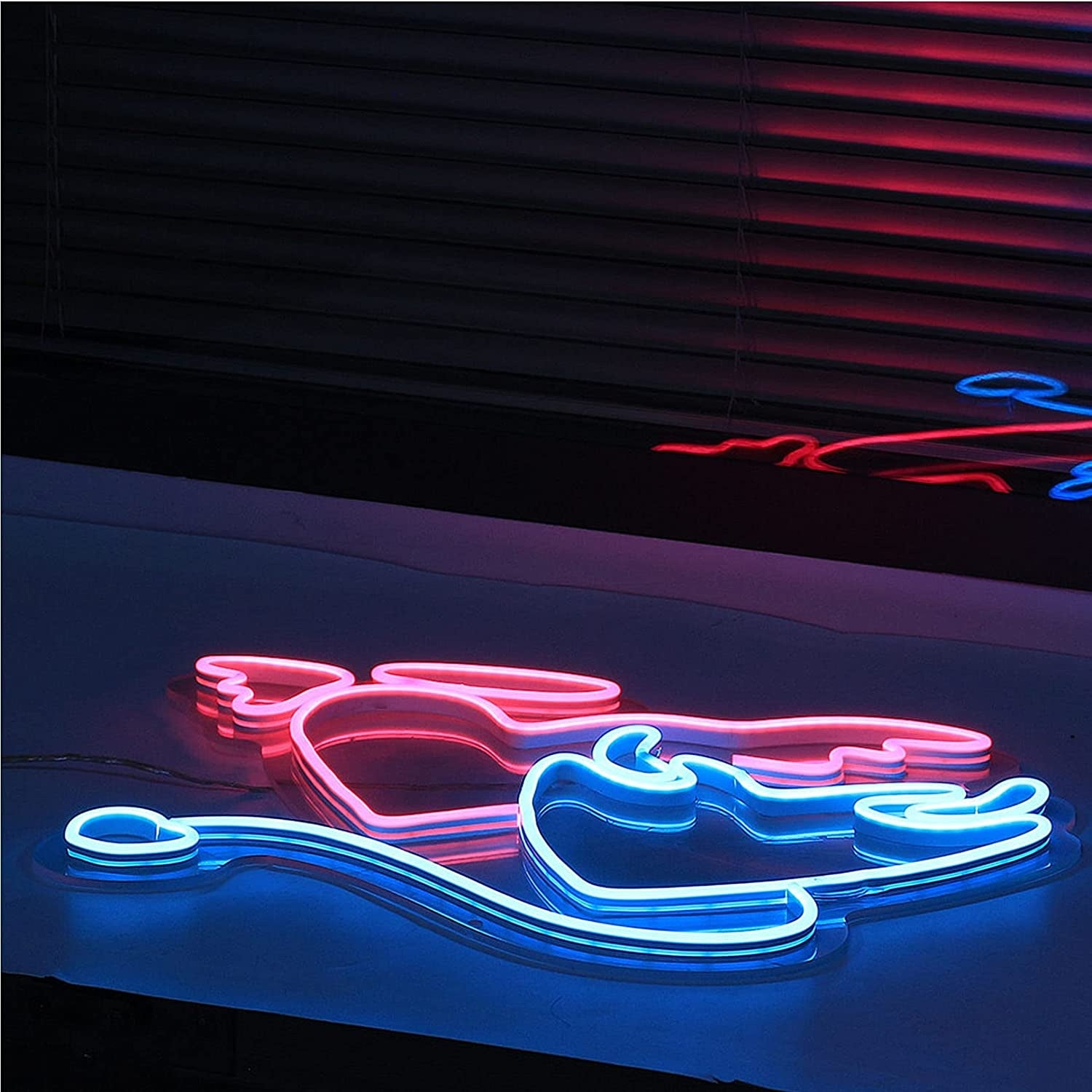 Angel And Devil Hearts Led Neon Light Sign | Shineneon
