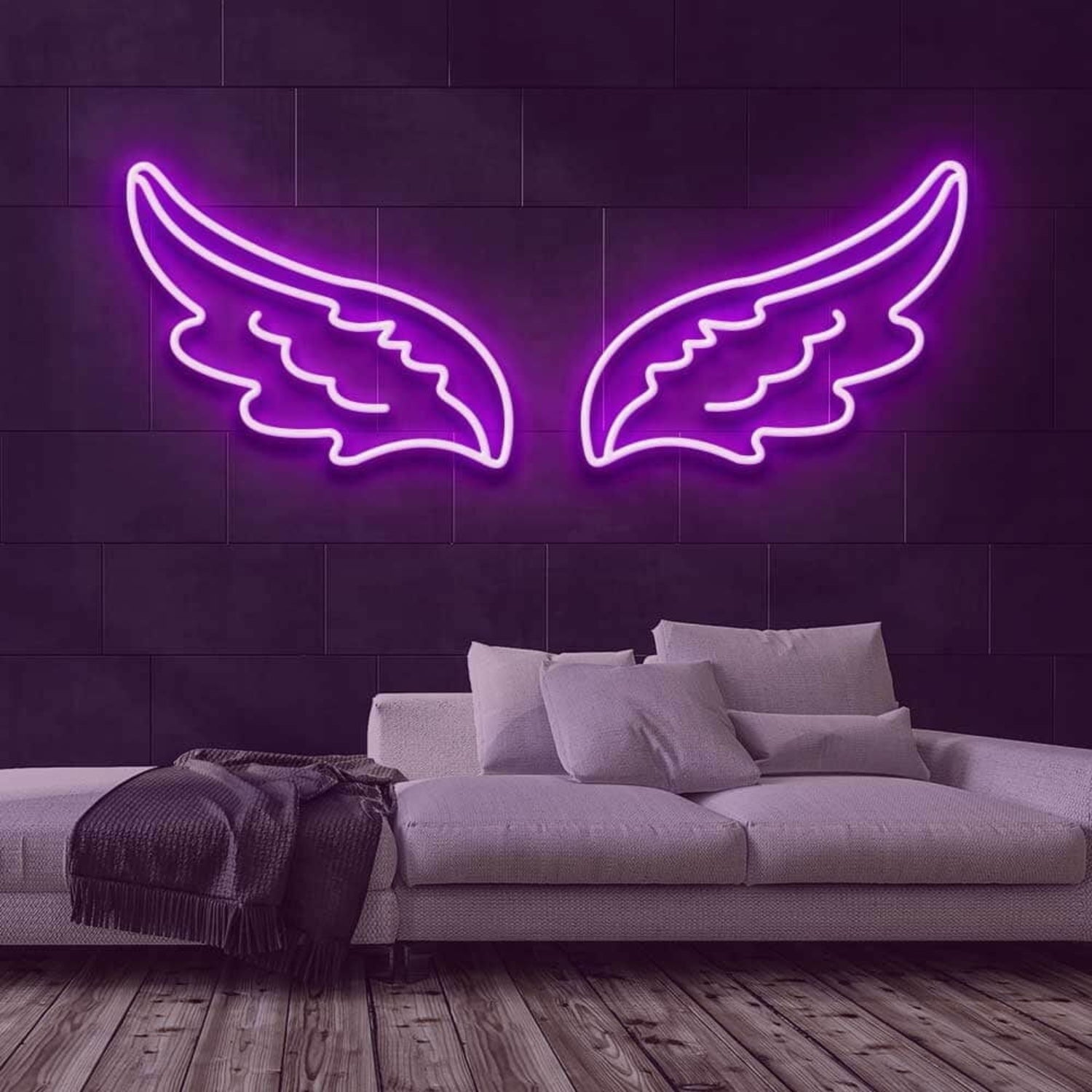 Angel Wings Led Neon Sign For Home Decor - Shineneon