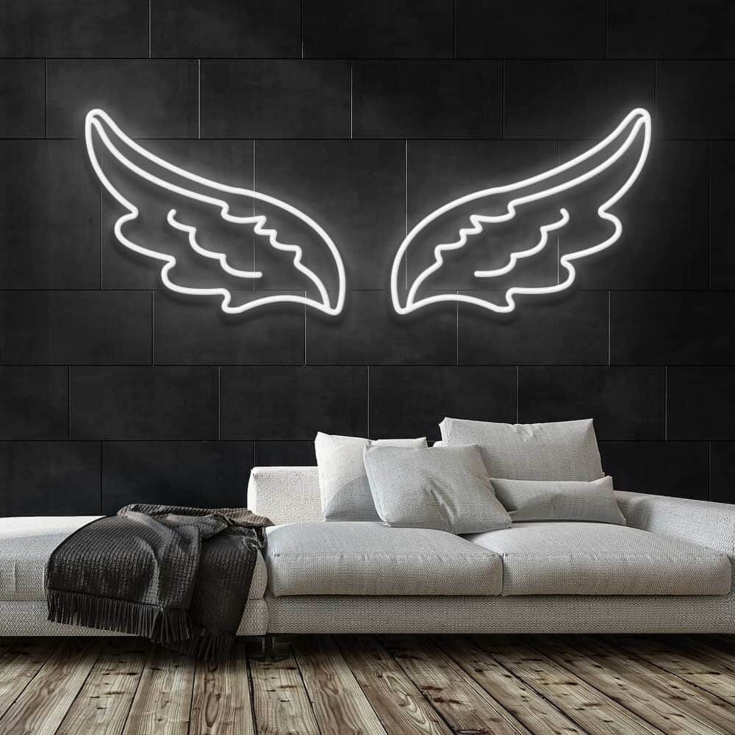 Angel Wings Led Neon Sign For Home Decor - Shineneon