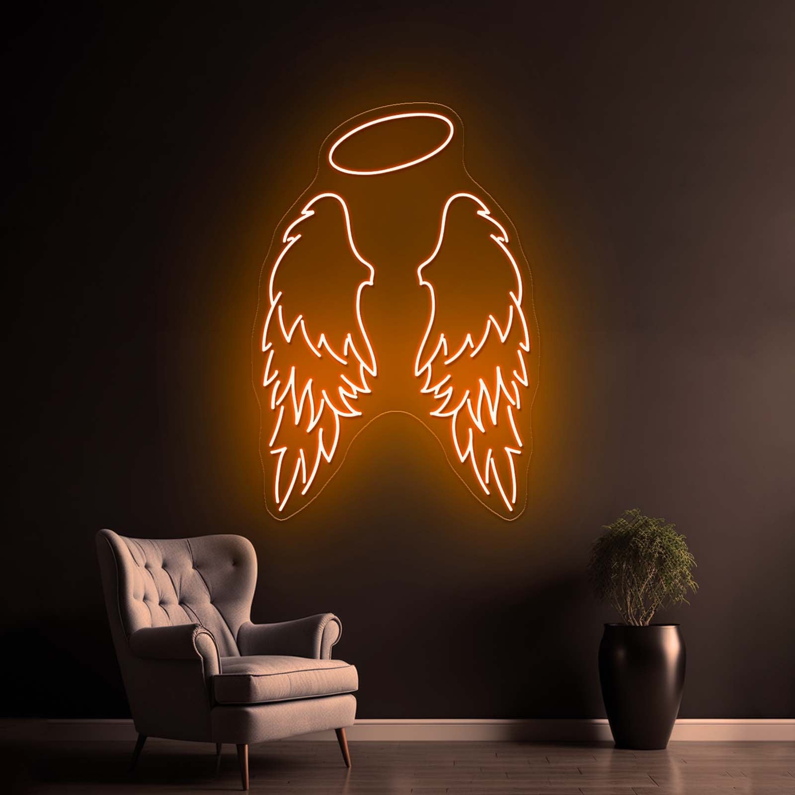 Angel Wings Led Neon Sign - LED neon sign view 6