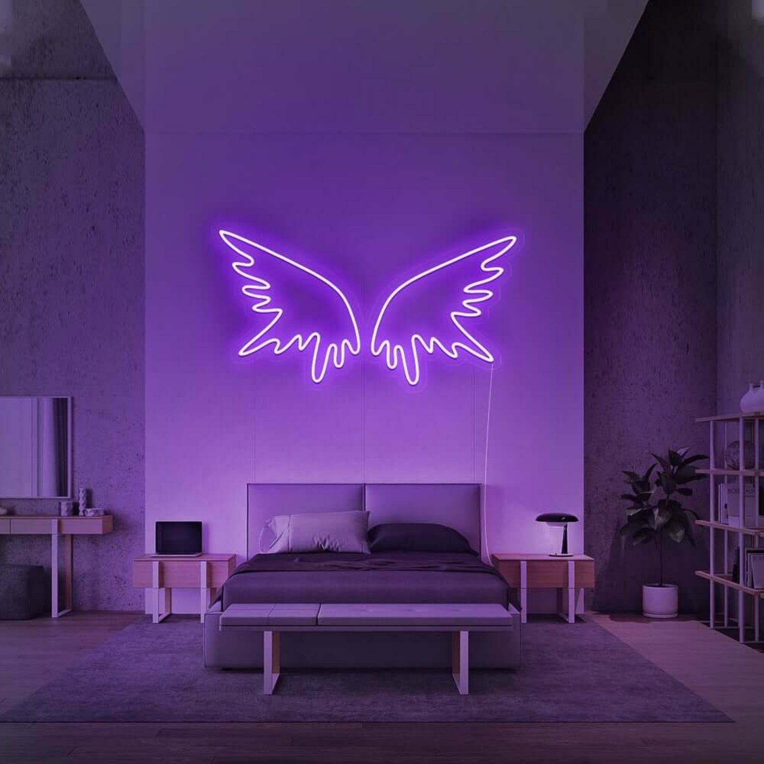 Angel Wings V2 Led Neon Sign - Shineneon