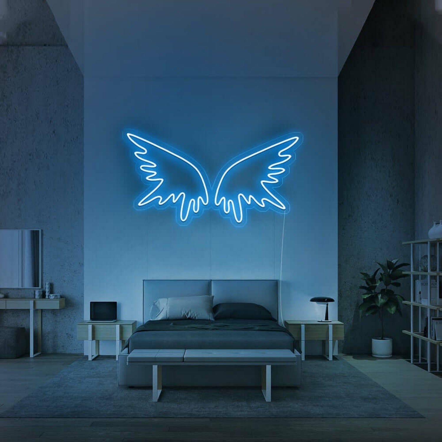 Angel Wings V2 Led Neon Sign - Shineneon